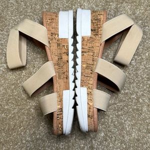 Platform Elastic Sandals